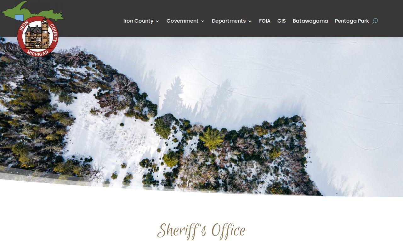 Iron County Sheriff contact details for recent arrest verification